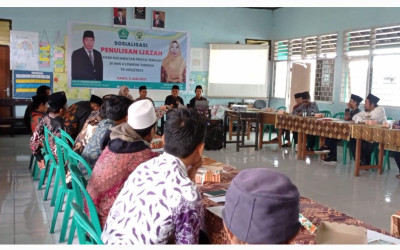KEGIATAN SOSIALISASI PENULISAN IJAZAH MADRASAH  TAHUN PELAJARAN 2022/2023